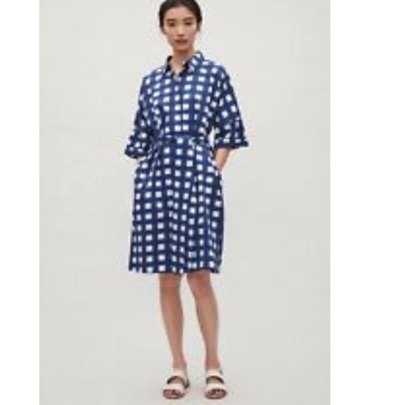 cos white shirt dress
